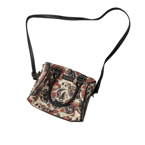 NWOT Loungefly Tattoo Cat Crossbody Purse - Picture 2 of 7